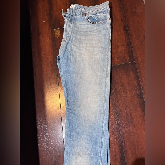 Men Valentino jeans size 36 broken top button - Picture 2 of 4